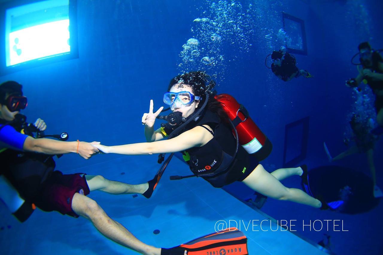 Divecube Hotel Тайчжун Экстерьер фото